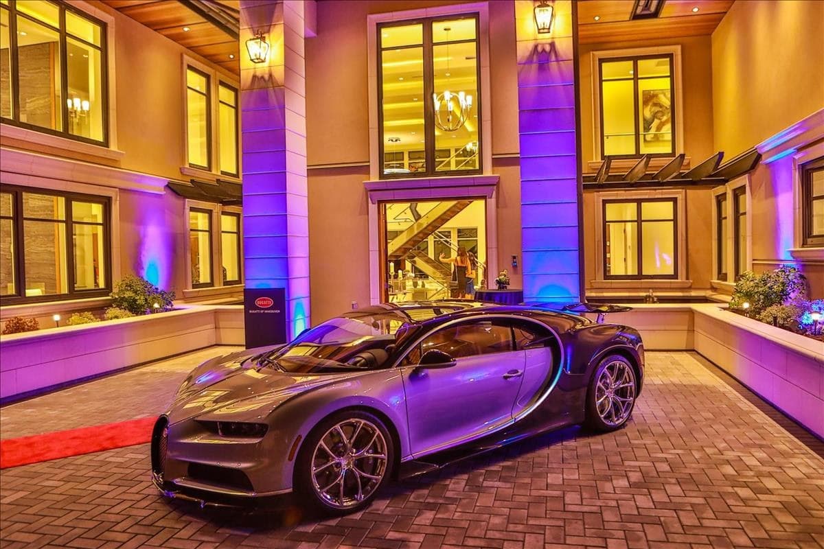 EXCLUSIVE CHAMPAGNE EVENT WITH BUGATTI AT A MAGNIFICENT MODERN MASTERPIECE IN WEST VANCOUVER