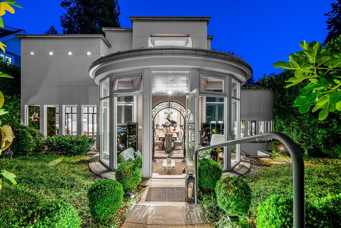 AN ART DECO MASTERPIECE BY ARCHITECT JOHN MASON LOCATED A SHORT WALK TO THE BEACH IN WEST VANCOUVER'S AMBLESIDE NEIGHBOURHOOD