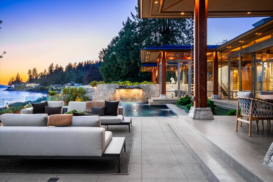 A WORLD CLASS WATERFRONT ESTATE WITH OVER 200 FEET OF SHORELINE ON WEST VANCOUVER'S RADCLIFFE AVENUE