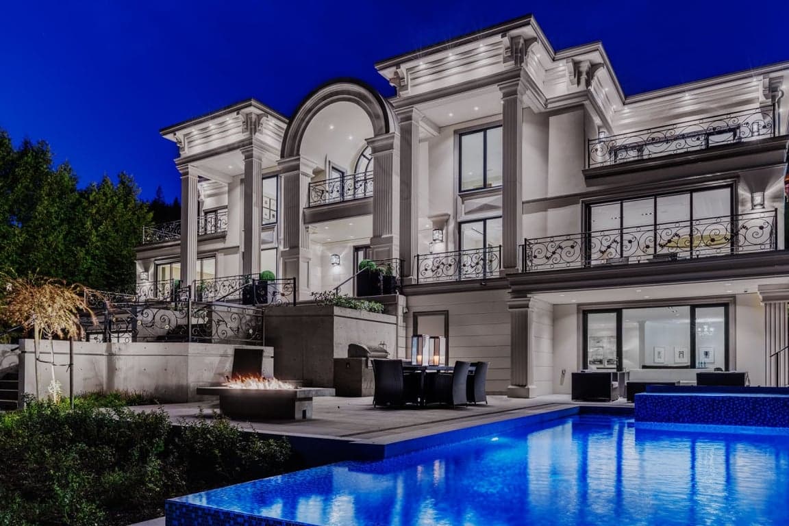 A MAGNIFICENT EUROPEAN INSPIRED MANSION IN WEST VANCOUVER'S COVETED BRITISH PROPERTIES