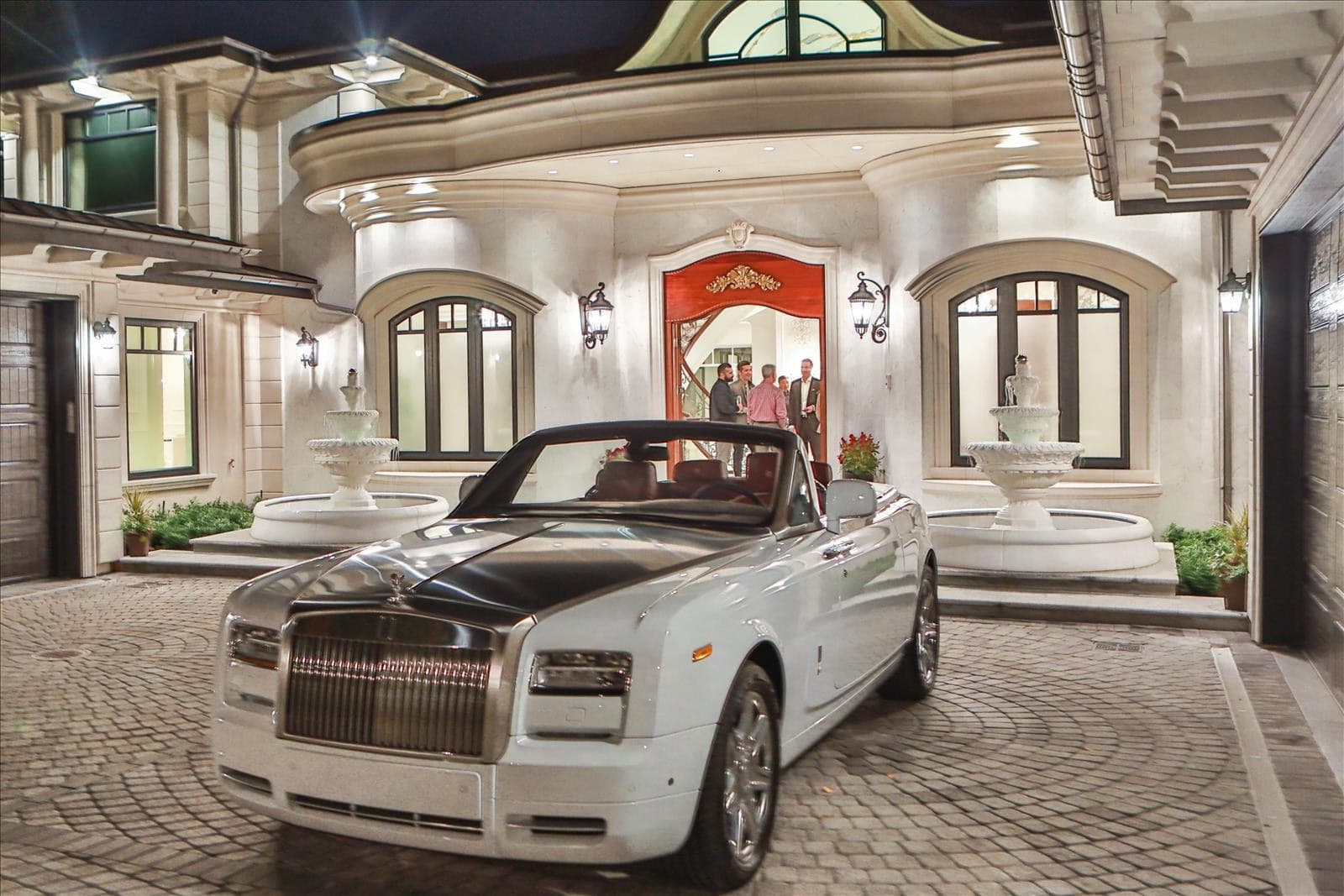 EXCLUSIVE EVENT WITH ROLLS ROYCE AT A MAGNIFICENT EUROPEAN INSPIRED BEVERLY HILL MANSION PREVIEW