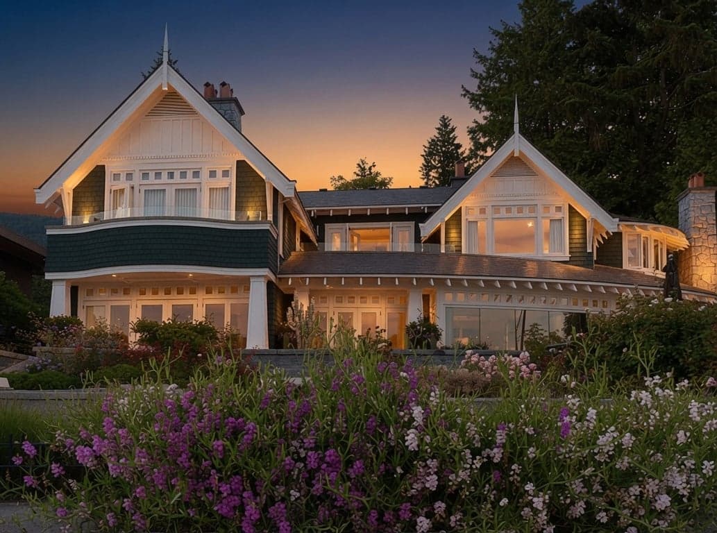 EXTRAORDINARY WATERFRONT CRAFTSMAN RESIDENCE IN ONE OF WEST VANCOUVER’S FINEST ENCLAVES