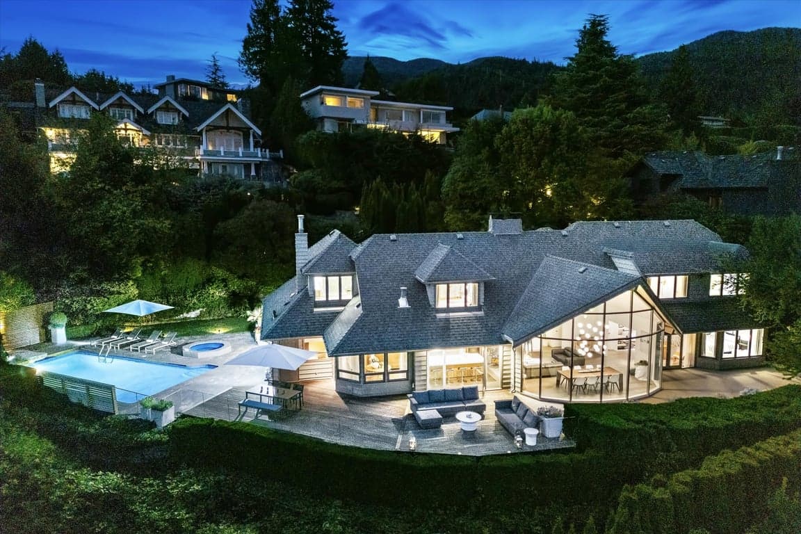 DISCOVER THIS .33 ACRE OCEAN VIEW ESTATE IN WEST VANCOUVER'S MOST EXCLUSIVE ROCKRIDGE NEIGHBORHOOD